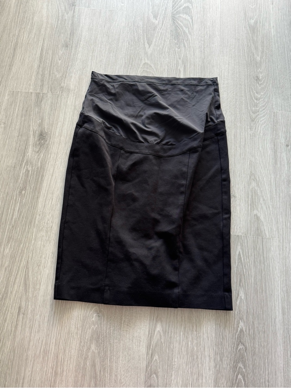 Stork&Babe M Black Maternity Pencil Skirt